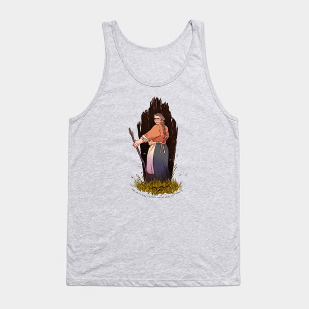 Build Mama a Coffin: Glory Ann Boggs (dark text) Tank Top by Old Gods of Appalachia